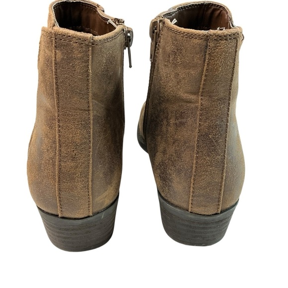Carlos by Carlos Santana BERT Rustic Brown Ankle Booties Boots Size 7.5M - Picture 7 of 15